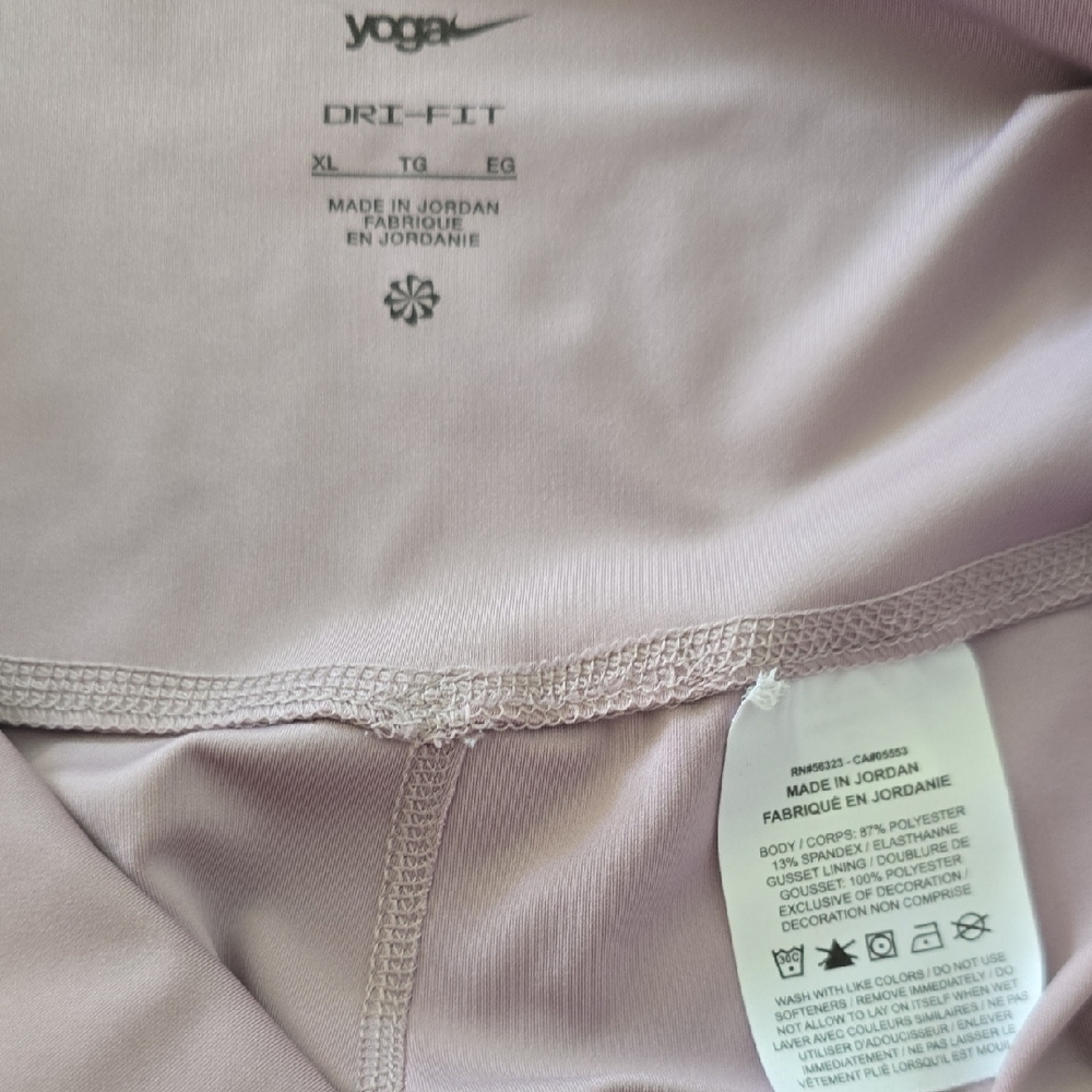 Nike Pink Leggings Athletic Stretchy Bottoms - Picture 2 of 4